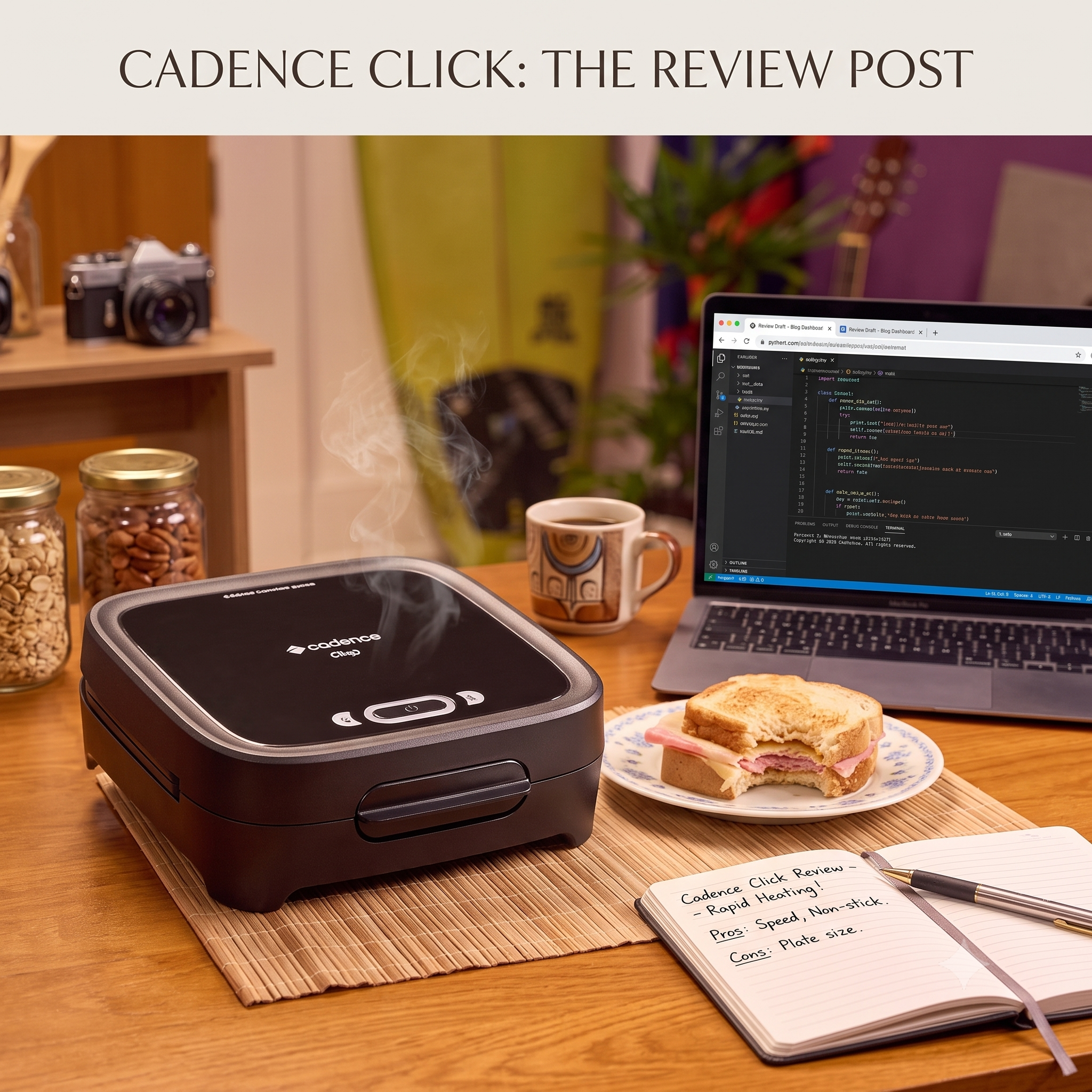 Resenha: Sanduicheira Elétrica Cadence Click Vale a Pena?